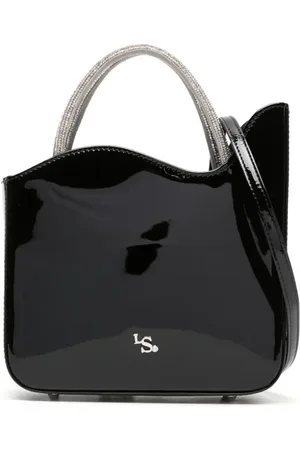 LE SILLA Ivy patent-leather shoulder bag