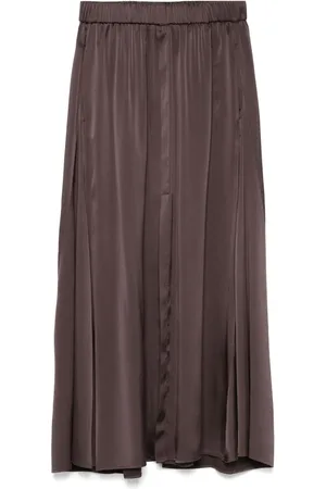 FORTE FORTE Satin midi skirt