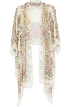 Etro Paisley-print silk cape