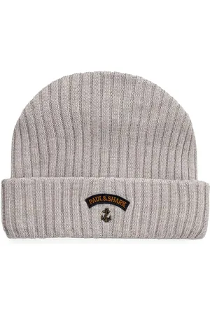 Paul & Shark Logo-appliqué beanie hat