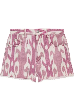 Isabel Marant Abstract-pattern print shorts