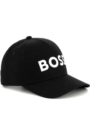HUGO BOSS Logo-patch cotton baseball cap