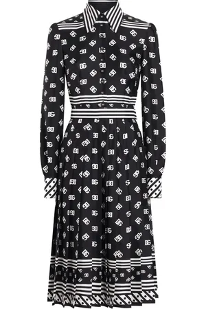 Dolce & Gabbana Logo-print midi dress
