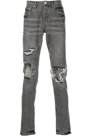 Purple Brand Faded distressed slim-cut jeans