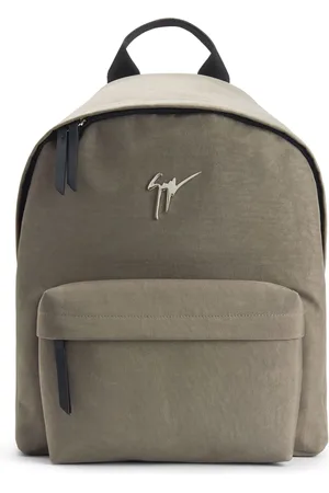 Giuseppe Zanotti Bud logo-plaque backpack