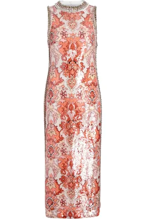 Cinq A Sept Sequin Damask Ayden dress