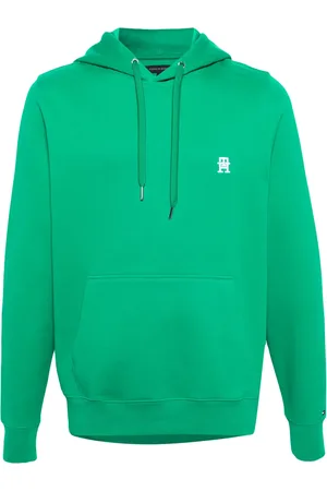Tommy Hilfiger Logo-embroidered knitted hoodie