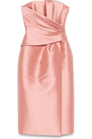 Alberta Ferretti Strapless midi dress