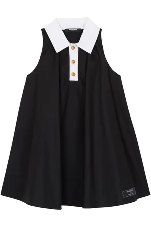 Balmain Two-tone a-line dress