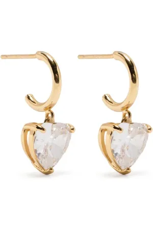 Kate Spade My love heart huggies earrings