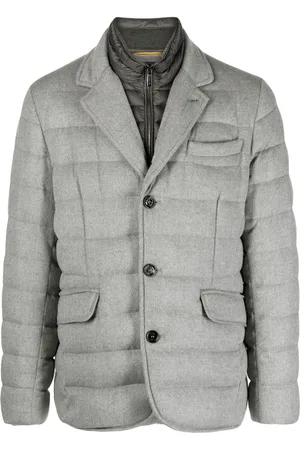 MOORER Quilted down blazer
