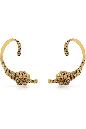 Roberto Cavalli Roar clip-on ear cuffs