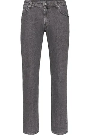 BILLIONAIRE Logo-embroidered jeans