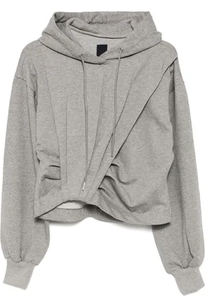 JUUN.J Ribbed cuffs hoodie