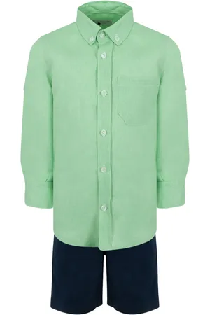 Lapin House Linen shirt and shorts set