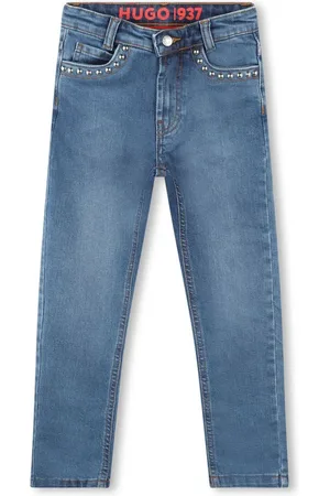 HUGO BOSS Stud-detail jeans
