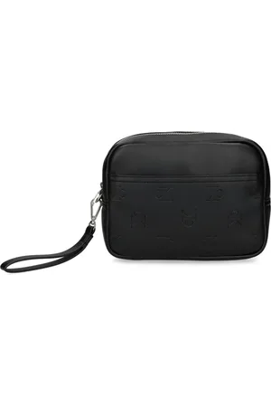 Calvin Klein Logo-debossed clutch bag
