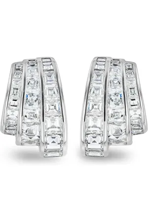 Pragnell 18kt gold Manhattan diamond earrings