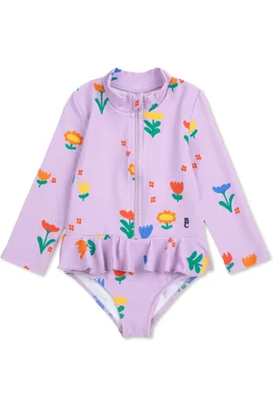 Bobo Choses Floral motif swimsuit