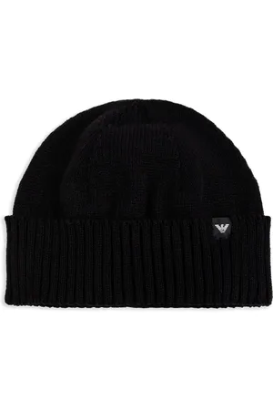 Emporio Armani Logo-patch beanie hat