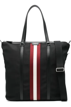 Bally Stripe-detailed tote bag