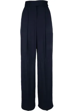 Alberta Ferretti Pleat-detailing trousers