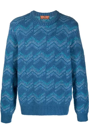 Missoni Patterned-jacquard textured jumper