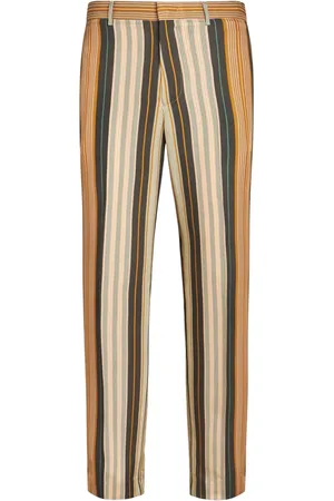 Etro Striped straight-leg trousers