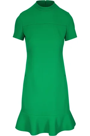 AKRIS Ruffle-hem dress