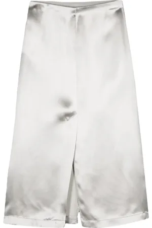 Loulou de Saison Satin midi skirt