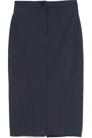 Pinko Decorative-stitching midi skirt