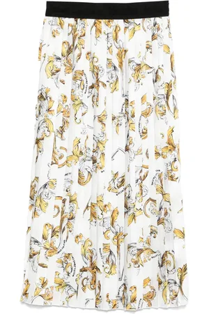 VERSACE Barocco-print midi skirt