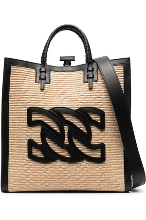 Casadei Logo-detail leather tote bag