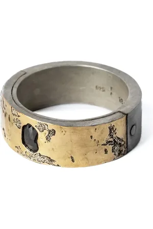 PARTS OF FOUR 18kt yellow Sistema rough diamond ring