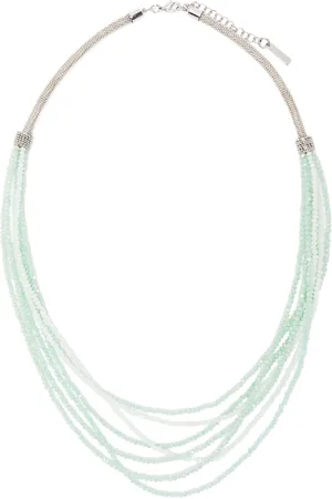 PESERICO SIGN Multi-chain micro-crystal necklace