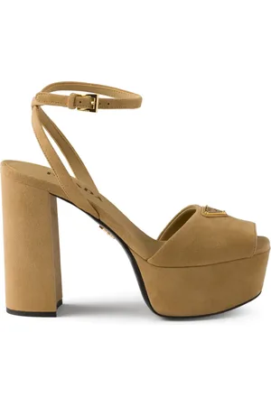 Prada 115mm suede platform sandals