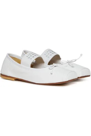 Maison Margiela Logo-print ballerina shoes