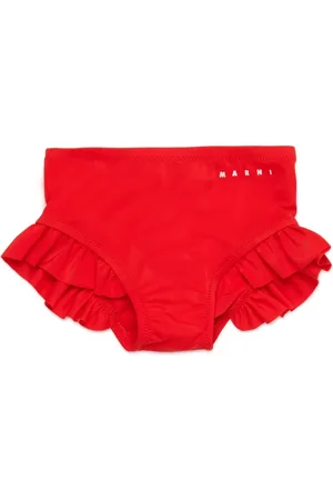 Marni Logo-print swim briefs