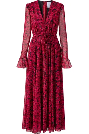 Carolina Herrera Georgette midi dress