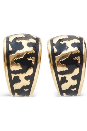 Dior 2000s enamel clip-on earrings