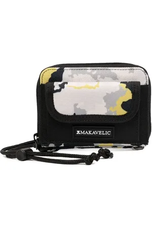 Makavelic Logo camouflage-print wallet