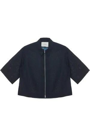 STUDIO NICHOLSON Zip-up shirt jacket
