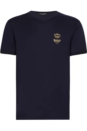 Dolce & Gabbana Motif-embroidered cotton T-shirt