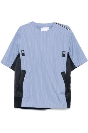 SACAI Halo-stripe shirt