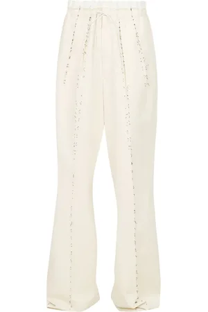 Maison Margiela Cotton-linen pants