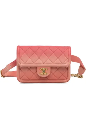 CHANEL 2019 Pre-Owned Chanel Caviar Sunset On The Sea Flap Belt Bag