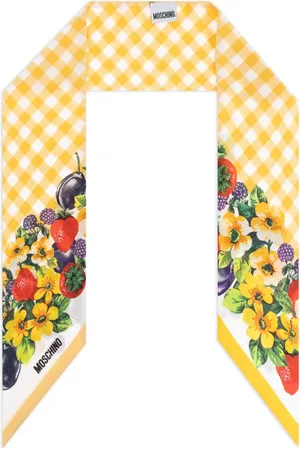 Moschino Floral-print scarf