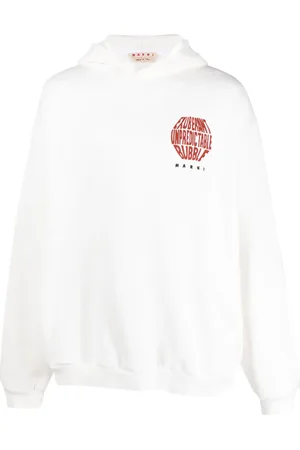 Marni Graphic-print cotton hoodie