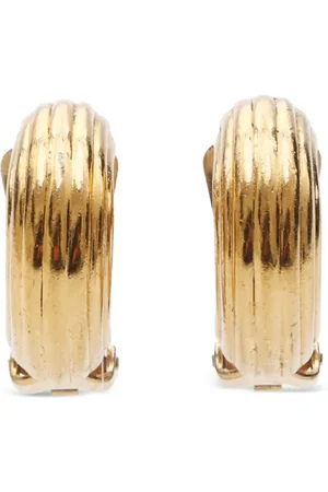 Dior 1990s half-hoop clip-on earrings