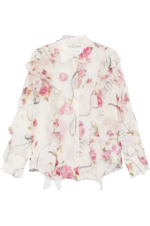 BLUMARINE Floral shirt